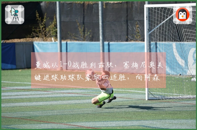 曼城以1-0战胜利兹联，塞梅尼奥关键进球助球队豪取四连胜，向阿森纳施加压力